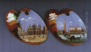 Ansicht Von Venedig (+ Another; Pair) Ansicht Von Venedig (+ Another; Pair)