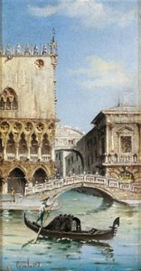 Blick Auf Die Seufzerbrucke, Venedig by Marco Grubas