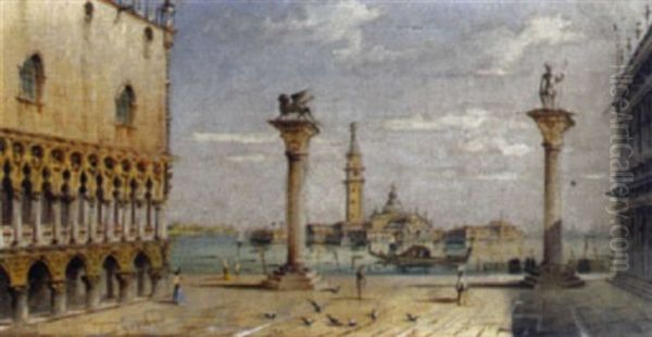 Blick Vom Markusplatz Auf S. Giorgio Maggiore - view 1