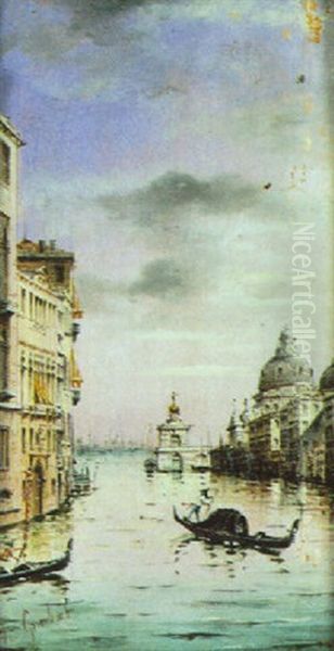 Blick Vom Canal Grande Auf Die Salutekirche Und Die Punta Della Dogana In Venedig - view 1