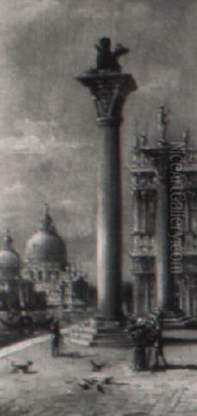 Blick Auf Santa Maria Della Salute Von Der Piazzetta Aus Gesehen - view 1