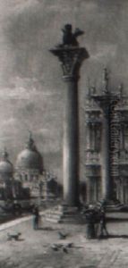 Blick Auf Santa Maria Della Salute Von Der Piazzetta Aus Gesehen by Marco Grubas