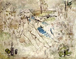 Nus Dans Un Paysage by Francis Gruber