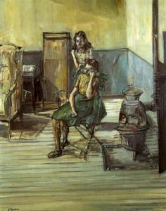 Deux Femmes Posant Dans L'atelier by Francis Gruber