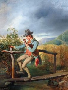 Der Musikant Am Heimweg