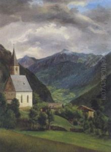 Motiv Aus Sterzing, Sudtirol by Franz Xaver Gruber