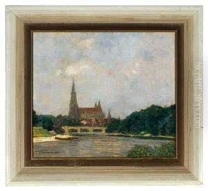Ulm An Der Donau by Franz Gruber-Gleichenberg