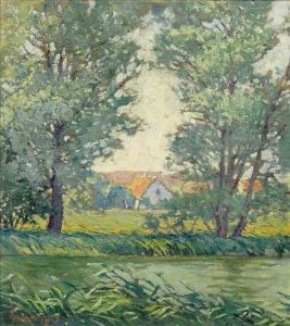 Am Bach by Franz Gruber-Gleichenberg