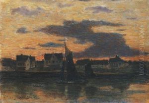 Anversa, 1885 by Vittore Grubicy de Dragon