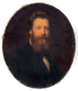 Bildnispaar Eines Bartigen Herrn / Unbekannter Kunstler, Bildnis Einer Jungen Dame