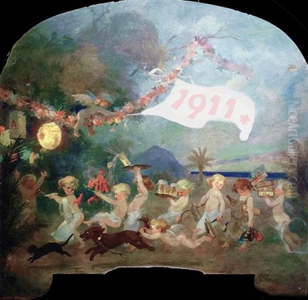 Allegorie A L'ete - Carnaval De Nice, 1911 - view 1