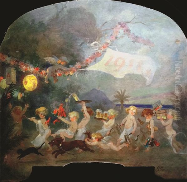 Allegorie A L'ete (carnaval De Nice 1911?) - view 1