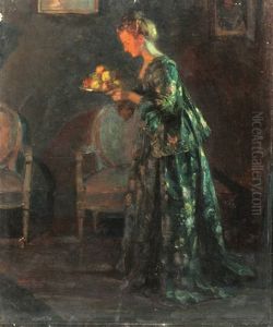 Woman Serving Fruit