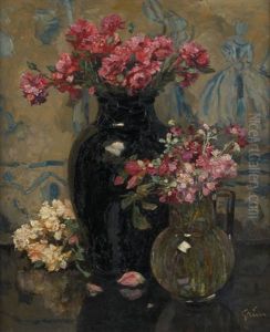 Vases Fleuris by Jules Alexandre Gruen