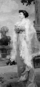 Portrait (une Princesse De La Famille Royale Belge?)
