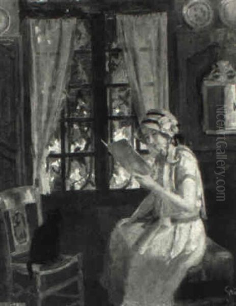 Reading By The Window - view 1