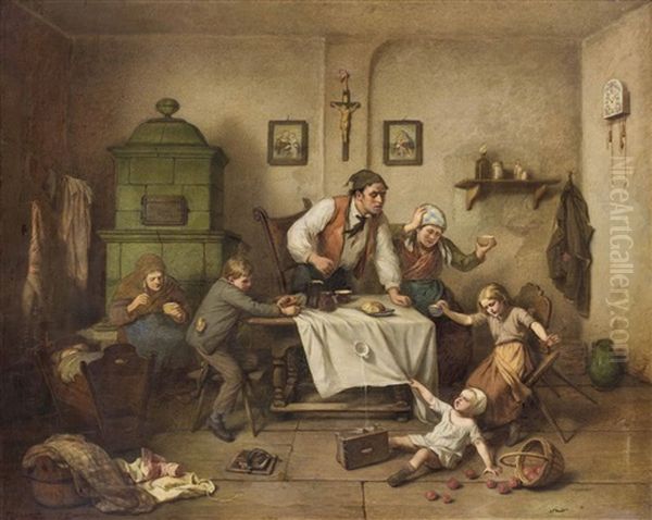 Familienszene: Das Missgeschick - view 1