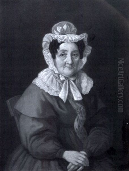 Portrait Of Lady In Blue - view 1