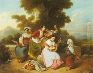 An Italian Serenade by Johann Grund