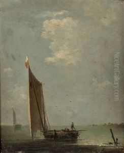 Segelschiff Auf Dem Meer by Norbert Joseph Carl Grund