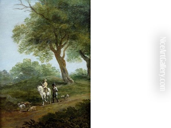 Riders On A Country Path - view 1