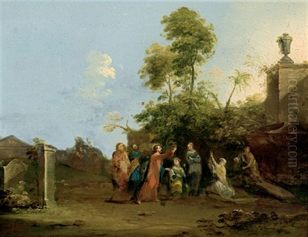 Christus Ein Wunder Wirkend (+ Christus Den Blinden Heilend; Pair) - view 1