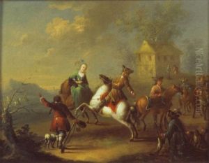 Le Depart De La Chasse Au Faucon