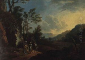 Landschaft Mit Reisenden Landschaft Mit Reisenden