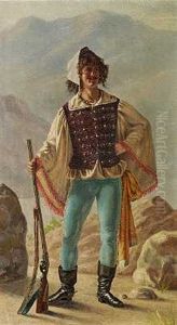 En Alpejaeger by Axel Valdemar Grundtvig
