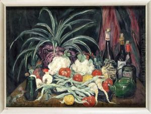 Groses Kuchenstillleben by Arthur Grunenberg