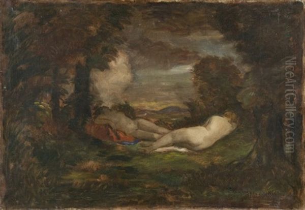 Les Deux Amies Dans Un Sous-bois - view 1