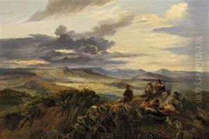 Das Lager Im Gebirge by Jakob Gruenenwald