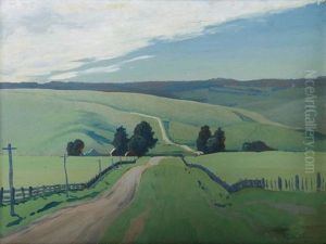 Myrniong, Victoria by Elioth Gruner