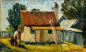 Cottage by Elioth Gruner
