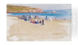 Bondi Beach by Elioth Gruner