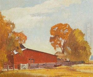 The Red Barn by Elioth Gruner
