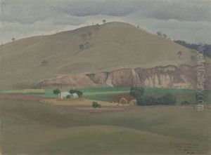 Untitled (landscape) by Elioth Gruner