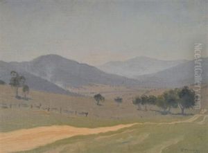 Untitled (landscape) by Elioth Gruner
