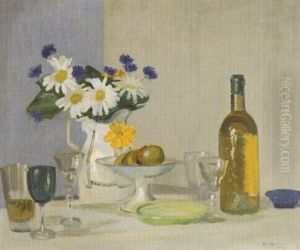 Still Life With Flowers by Elioth Gruner