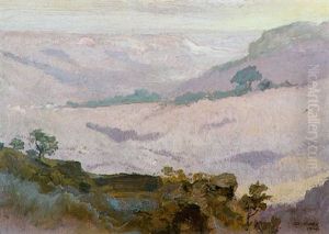 From The Artist's Camp, Blue Mountains by Elioth Gruner