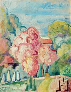 A Flowering Fruit Tree by Isaac Gruenewald