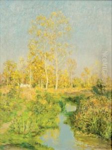 Bords De Riviere by Marcel Adolphe Bain