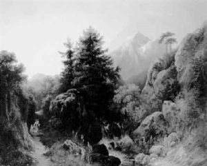 Gebirgslandschaft Mit Figurlicher Staffage