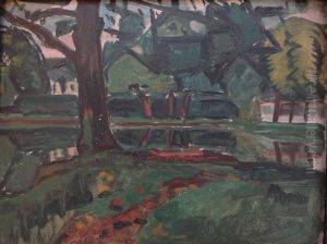 Lac De Croissy Au Vesinet by Nathan Grunsweigh