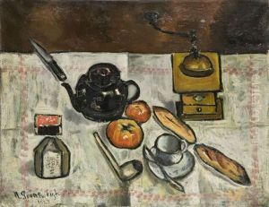 Nature Morte Au Moulin A Cafe by Nathan Grunsweigh