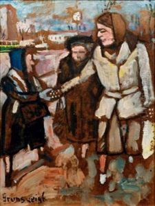 Promeneurs En Hiver