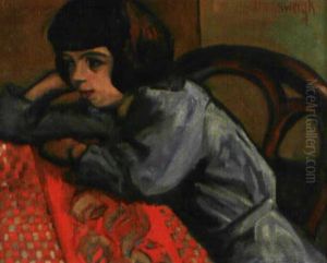 La Fille Du Peintre Assise A Table La Fille Du Peintre Assise A Table