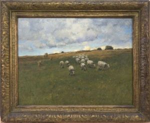 Pasture On The Hill by Charles Paul Gruppe