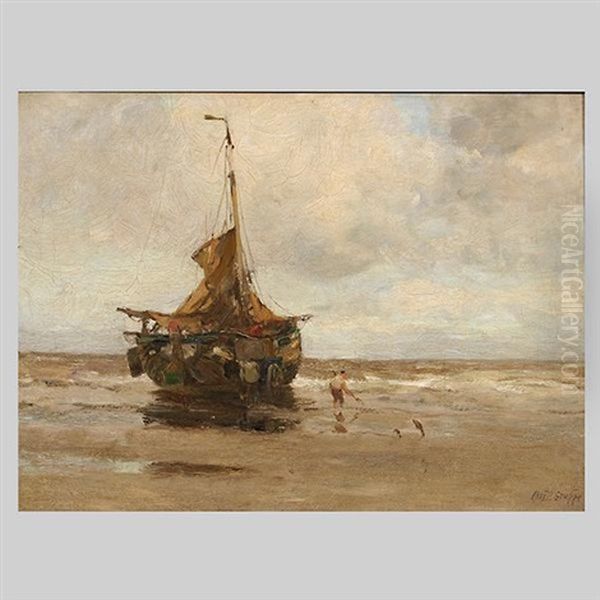 Beached Fishing Boat - view 1