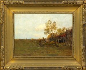 Behind The Old Barn by Charles Paul Gruppe